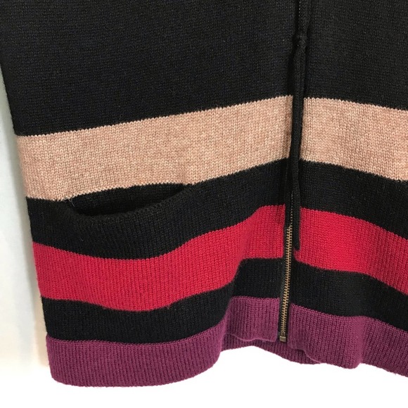 YOON cardigan sweater jacket Wool Cashmere with pockets Zipper Small - Picture 8 of 9